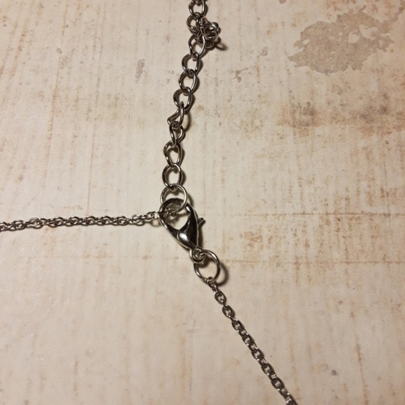 Cute Set Silver Heart Ball Chain Choker Necklace - Picture 5 of 6
